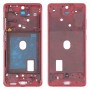 Middle Frame Bezel Plate med tillbehör till Samsung Galaxy S20 Fe (röd)