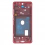 Piatto a cornice medio cornice con accessori per Samsung Galaxy S20 FE (rosso)