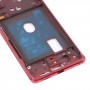 Средна рамка Панелка с аксесоари за Samsung Galaxy S20 Fe (червено)