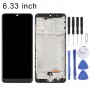 OLED Material LCD Screen and Digitizer Full Assembly with Frame for Samsung Galaxy A31 SM-A315 (6.33 inch)(Black)