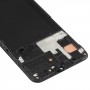 OLED-material LCD-skärm och digitizer Fullständig montering med ram för Samsung Galaxy A30S SM-A307 (Svart)