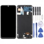 OLED Material LCD Screen and Digitizer Full Assembly with Frame for Samsung Galaxy A50 SM-A505 (Black)
