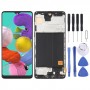 OLED Material LCD Screen and Digitizer Full Assembly with Frame for Samsung Galaxy A51 SM-A515(6.36 inch)(Black)