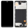 OLED Material LCD Screen and Digitizer Full Assembly with Frame for Samsung Galaxy A51 SM-A515(6.36 inch)(Black)