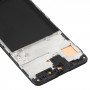 OLED материал LCD екран и цифровизатор Пълна монтаж с рамка за Samsung Galaxy A51 SM-A515 (6.36 инча) (черен)