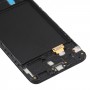 OLED MATERIAALI LCD-näyttö ja digitaitsi koko kokoonpano runkolla Samsung Galaxy A30 SM-A305: lle (musta)