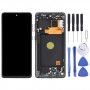Original Super AMOLED Material LCD Screen and Digitizer Full Assembly With Frame for Samsung Galaxy Note10 Lite(Black)
