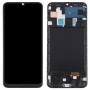 Samsung Galaxy A31 SM-A315（ブラック）のためのフレームとオリジナルの液晶画面とデジタイザ全体の組み立て