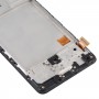 Original LCD Screen and Digitizer Full Assembly with Frame for Samsung Galaxy A41 SM-A415 (Black)