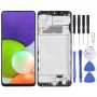 incell Material LCD Screen and Digitizer Full Assembly with Frame for Samsung Galaxy A22 4G (Black)