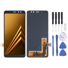 OLED материальный ЖК-экран и дигитайзер Полная сборка для Samsung Galaxy A8 (2018) / A5 (2018) SM-A530