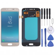 OLED Material LCD Screen and Digitizer Full Assembly for Samsung Galaxy J2 Pro (2018) SM-J250 (Gold)