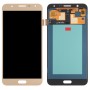 OLED материальный ЖК-экран и цифрователь полной сборки для Samsung Galaxy J7 SM-J700 (золото)