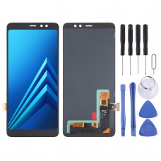 OLED Material LCD Screen and Digitizer Full Assembly for Samsung Galaxy A8+ (2018) SM-A730