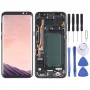 OLED Material LCD Screen and Digitizer Full Assembly with Frame for Samsung Galaxy S8+ SM-G955(Black)