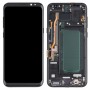 OLED Material LCD Screen and Digitizer Full Assembly with Frame for Samsung Galaxy S8+ SM-G955(Black)
