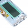 OLED חומר LCD מסך digitizer מלא הרכבה עם מסגרת עבור Samsung Galaxy S8 + SM-G955 (כחול)