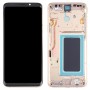 OLED Material LCD Screen and Digitizer Full Assembly with Frame for Samsung Galaxy S9+ SM-G965 (Gold)