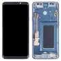 OLED-material LCD-skärm och digitizer Fullständig montering med ram för Samsung Galaxy S9 + SM-G965 (blå)