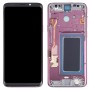 OLED MATERIAALI LCD-näyttö ja digitointikoko koko kokoonpano Samsung Galaxy S9 + SM-G965: lle (violetti)