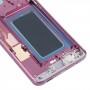 OLED-material LCD-skärm och digitizer Fullständig montering med ram för Samsung Galaxy S9 + SM-G965 (lila)