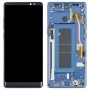 Samsung GalaxyのフレームとのOLED素材LCDスクリーンとデジタイザ全体の組み立て注8 SM-N950（青）