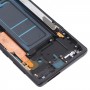 РК-екран OLED Матеріал та цифровий монтаж з рамкою для Samsung Galaxy Note9 SM-N960 (чорний)