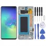LCD Screen and Digitizer Full Assembly with Frame for Samsung Galaxy S10+(Green)