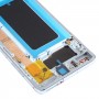 LCD displej a digitizér plná montáž s rámem pro Samsung Galaxy S10 + (modrá)