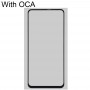Obiettivo in vetro esterno a schermo anteriore con adesivo otticamente chiaro OCA per Samsung Galaxy A60