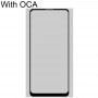 Ekran przedni zewnętrzny szklany obiektyw z OCA optycznie czystym klejem do Samsung Galaxy A11