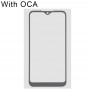 Lentille en verre extérieur à écran avant avec adhésif OCA Optiquement clair pour Samsung Galaxy A21