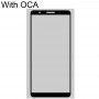 מסך קדמי עדשה זכוכית חיצונית עם OCA אופטית נקה דבק עבור Samsung Galaxy A01 Core / A013