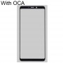 Lentille en verre extérieure à écran avant avec adhésif optiquement clair de l'OCA pour Samsung Galaxy A9 2018 / A920 / A9S