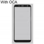 Frontskärm Yttre glaslins med OCA Optiskt klart lim för Samsung Galaxy J6 / J600