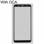 מסך קדמי עדשה זכוכית חיצונית עם OCA אופטית נקה דבק עבור Samsung Galaxy J8 / J810