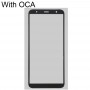 Frontskärm Yttre glaslins med OCA Optiskt klart lim för Samsung Galaxy J4 + / J6 +