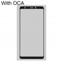 Obiektyw zewnętrzny ekran z przodu z OCA optycznie czystym klejem do Samsung Galaxy A7 2018 / A750