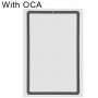 Первый экран внешний стеклянный объектив с OCA оптически прозрачный клей для Samsung Galaxy Tab S6 Lite SM-P610 / P615 (черный)