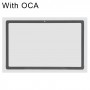 Első képernyő Külső üveglencse OCA-val OCA optikailag tiszta ragasztó a Samsung Galaxy Tab A7 10.4 (2020) SM-T500 / T505 (fekete)