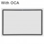 Lente de vidrio exterior de pantalla frontal con OCA ópticamente claro adhesivo para Samsung Galaxy Tab S7 SM-T870 (Negro)