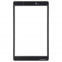Lente de vidrio exterior de pantalla frontal con OCA Adhesivo ópticamente claro para Samsung Galaxy Tab A 8.0 (2019) SM-T295 (versión LTE) (Negro)
