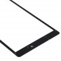 Lente de vidrio exterior de pantalla frontal con OCA Adhesivo ópticamente claro para Samsung Galaxy Tab A 8.0 (2019) SM-T290 (versión WiFi) (Negro)