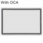 Écran avant Lentille en verre extérieure avec adhésif optiquement clair OCA pour Samsung Galaxy Tab S5E SM-T720 / SM-T725 (Noir)