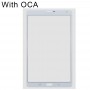 Elülső képernyő Külső üveglencse OCA optikailag tiszta ragasztó Samsung Galaxy Tab S 8.4 LTE / T705 (fehér)