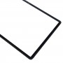 מסך קדמי עדשה זכוכית חיצונית עבור Samsung Galaxy Tab S7 FE SM-T730 (שחור)