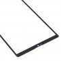Lentille en verre extérieur à l'écran avant pour Samsung Galaxy Tab A7 Lite SM-T225 (LTE) (Noir)