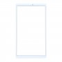 Lentille en verre extérieur à l'écran avant pour Samsung Galaxy Tab A7 Lite SM-T225 (LTE) (Blanc)