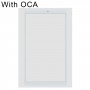 מסך קדמי העדשה הזכוכית החיצונית עם OCA אופטית נקה דבק עבור Samsung Galaxy Tab A7 לייט SM-T220 (WiFi) (לבן)