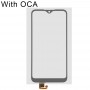 Panel dotykowy z OCA optycznie czystym klejem dla Samsung Galaxy A01 / A21 (czarny)